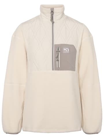 KARI TRAA Fleece trui "Rothe" beige