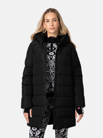 KARI TRAA Steppmantel "Linn" in Schwarz