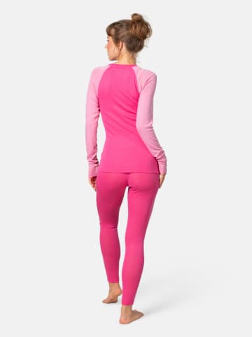 KARI TRAA 2-delige wollen outfit "Kaia" roze