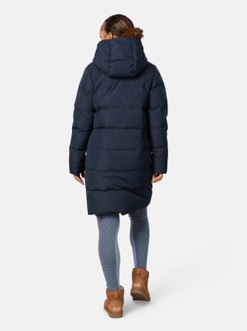 KARI TRAA Płaszcz puchowy "Julia" w kolorze granatowym