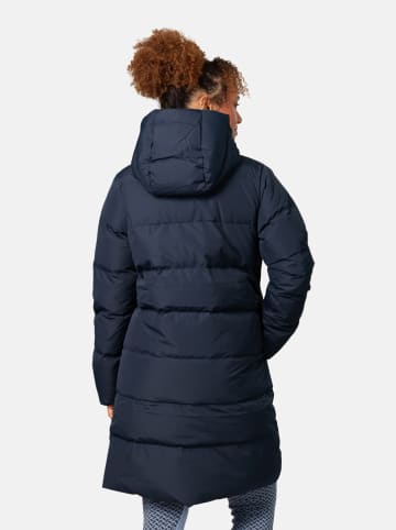 KARI TRAA Płaszcz puchowy "Julia" w kolorze granatowym