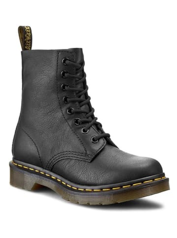 Dr. Martens Leder-Boots in Schwarz