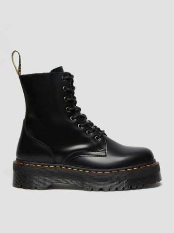 Dr. Martens Leder-Boots in Schwarz