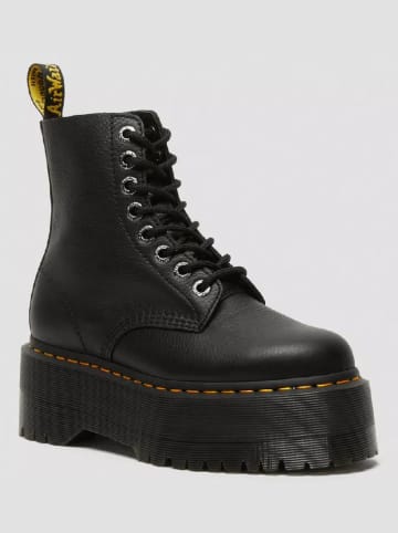 Dr. Martens Leder-Stiefeletten in Schwarz