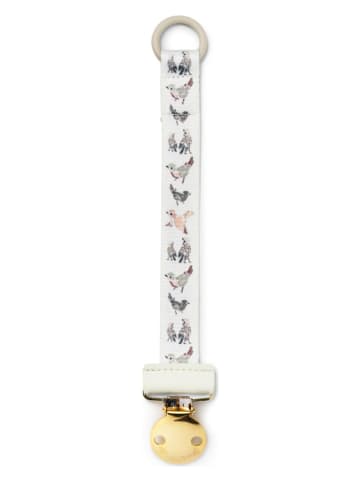 Elodie Details Schnullerkette "Feathered Friends" in Weiß - ab Geburt