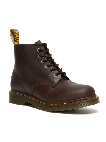 Dr. Martens Leder-Boots in Dunkelbraun