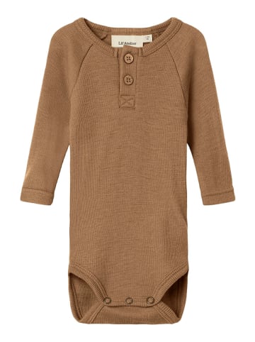 Lil Atelier Romper lichtbruin