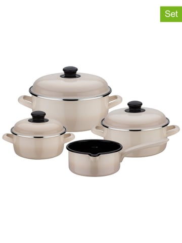 GSW 7-częściowy zestaw "Creme Shadow" w kolorze kremowym