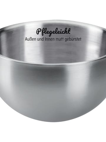 GSW Thermoschüssel "Heiß & Kalt“ in Silber - 1,3 l