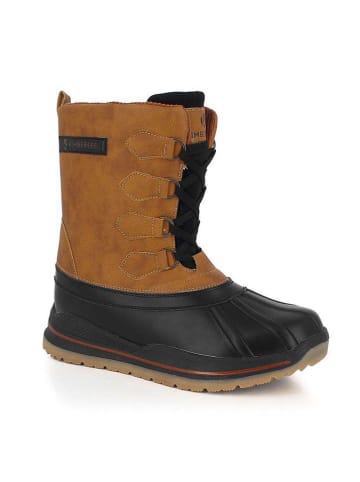 Kimberfeel Kozaki zimowe "Noham" w kolorze brązowo-czarnym