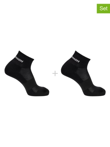 SALOMON 2-delige set: sokken "Evasion Ankle" zwart