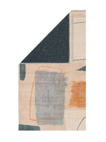 Conceptum Hypnose Baumwoll-Teppich ''150'' in Beige/ Bunt