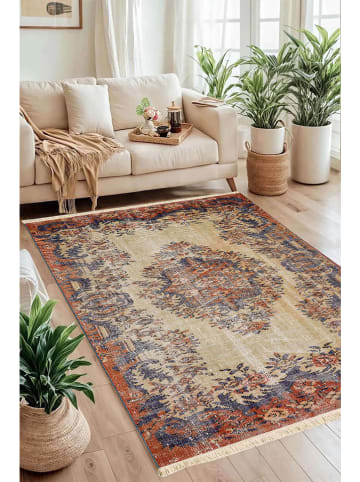 Conceptum Hypnose Baumwoll-Teppich ''194'' in Beige/ Hellbraun