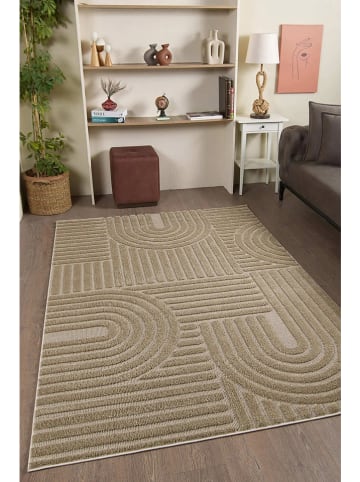 Conceptum Hypnose Hochflor-Teppich ''691B'' in Hellbraun