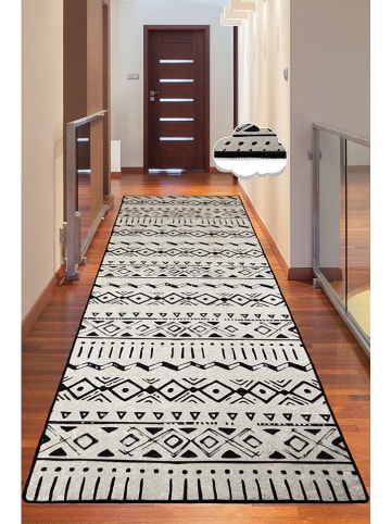 Conceptum Hypnose Kurzflor-Teppich ''Again'' in Creme/ Schwarz