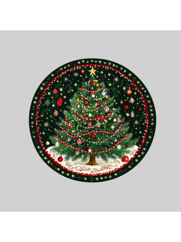 Conceptum Hypnose Dywan "Crp-Yrlk26-1" w kolorze czarno-zielonym