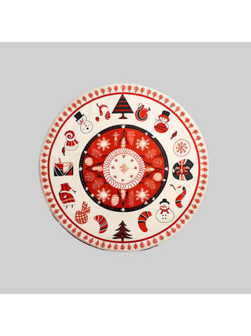 Conceptum Hypnose Laagpolig tapijt ''Crp-Yrlk26-12'' wit/rood