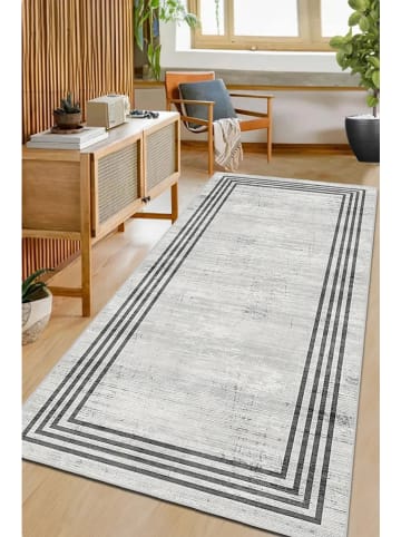 Conceptum Hypnose Kurzflor-Teppich ''Kary'' in Grau