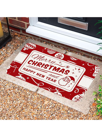 Conceptum Hypnose Wycieraczka w kolorze biało-czerwonym