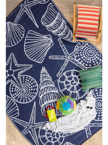 Conceptum Hypnose In- & outdoortapijt "SavanaXL - 007" donkerblauw