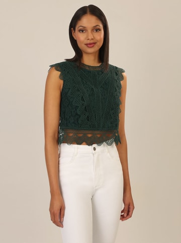 APART Kanten top donkergroen