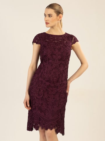 APART Sukienka w kolorze ciemnofioletowym