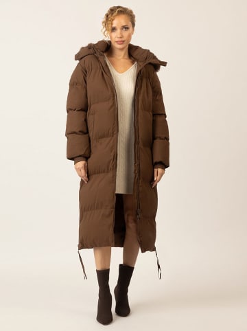APART Wintermantel in Dunkelbraun