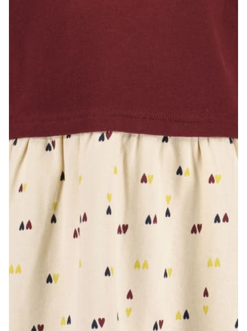 Blue Seven Sweatjurk rood/beige