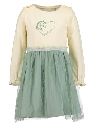 Blue Seven Jurk beige/groen