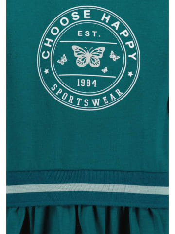 Blue Seven Sukienka dresowa w kolorze zielonym