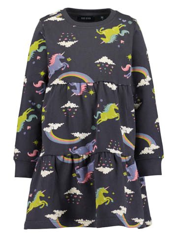 Blue Seven Sweatkleid in Anthrazit