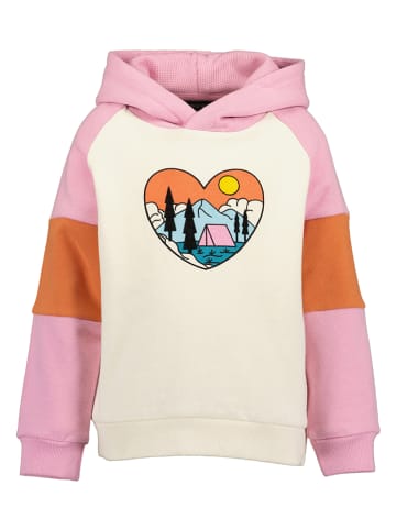 Blue Seven Hoodie in Creme/ Rosa