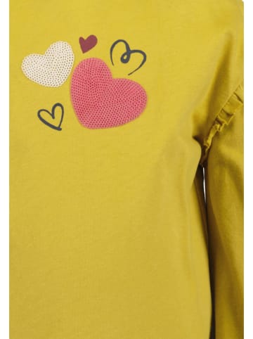 Blue Seven Longsleeve in Gelb