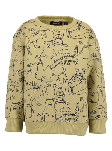 Blue Seven Sweatshirt in Gelb