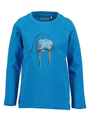 Blue Seven Longsleeve in Blau