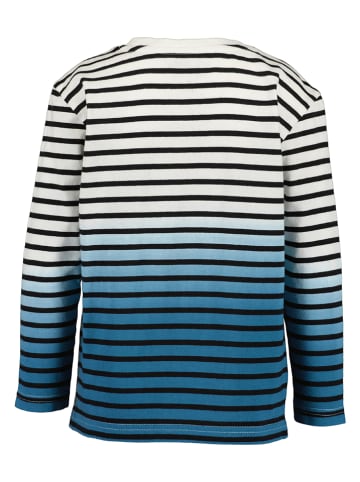 Blue Seven Koszulka w kolorze niebiesko-białym