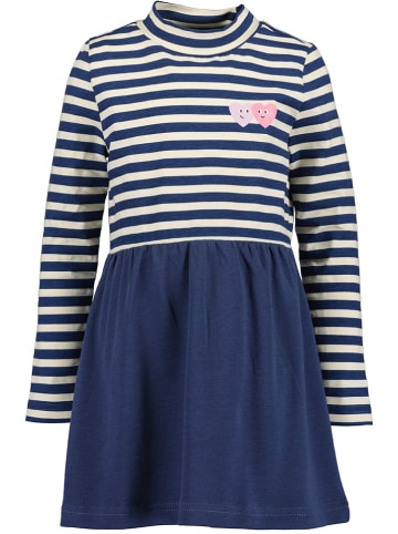 Blue Seven Kleid in Dunkelblau/ Creme