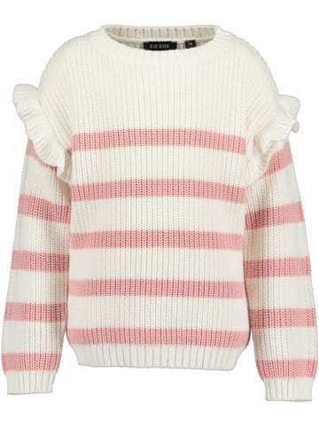 Blue Seven Pullover in Creme/ Rosa