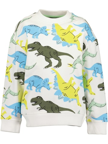 Blue Seven Bluza w kolorze kremowym ze wzorem