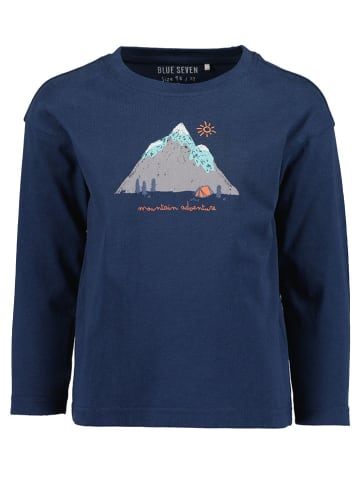 Blue Seven Longsleeve donkerblauw
