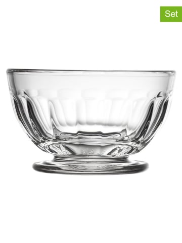La Rochère France 6-delige set: kommen "Perigord" transparant - Ø 8,9 cm