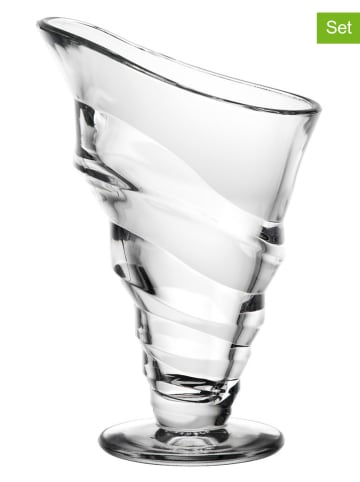 La Rochère France 6er-Set: Eisbecher "Circee" in Transparent - 270 ml