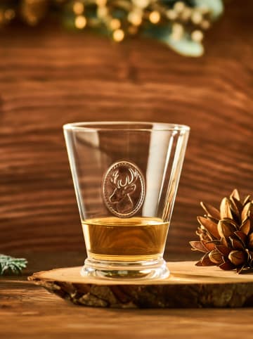 La Rochère France 6-delige set: glazen "Alpin Deer" transparant - 260 ml