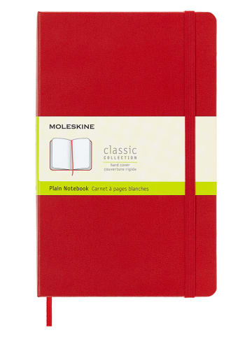Moleskine Blanco notitieboek rood - (B)13 x (H)21 cm