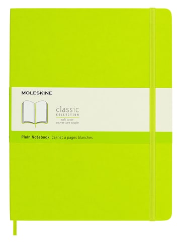 Moleskine Blanko Notizbuch in Limette - (B)19 x (H)25 cm