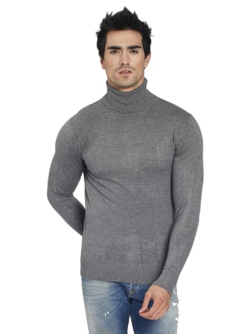 William de Faye Rollkragenpullover in Grau