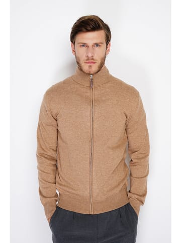 William de Faye Cardigan in Camel