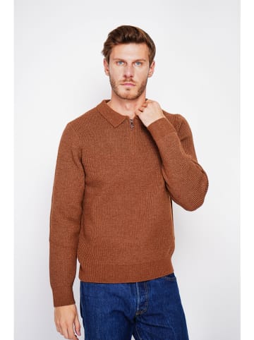 William de Faye Pullover in Braun