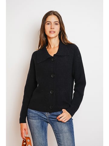 William de Faye Cardigan in Schwarz