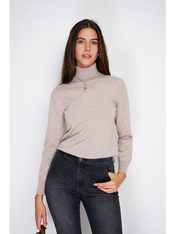 William de Faye Rollkragenpullover in Taupe